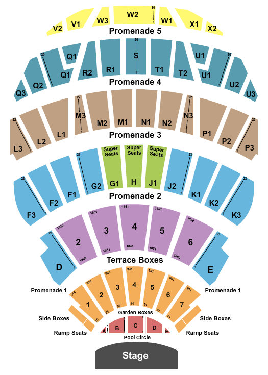 Hollywood Bowl Chance The Rapper Seating Chart